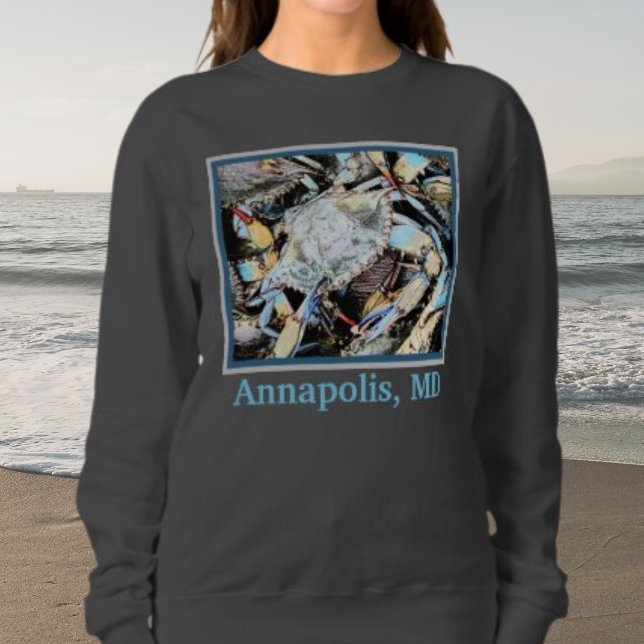 Crabby Crab Annapolis, MD Sweatshirt ou T-shirt (Créateur téléchargé)