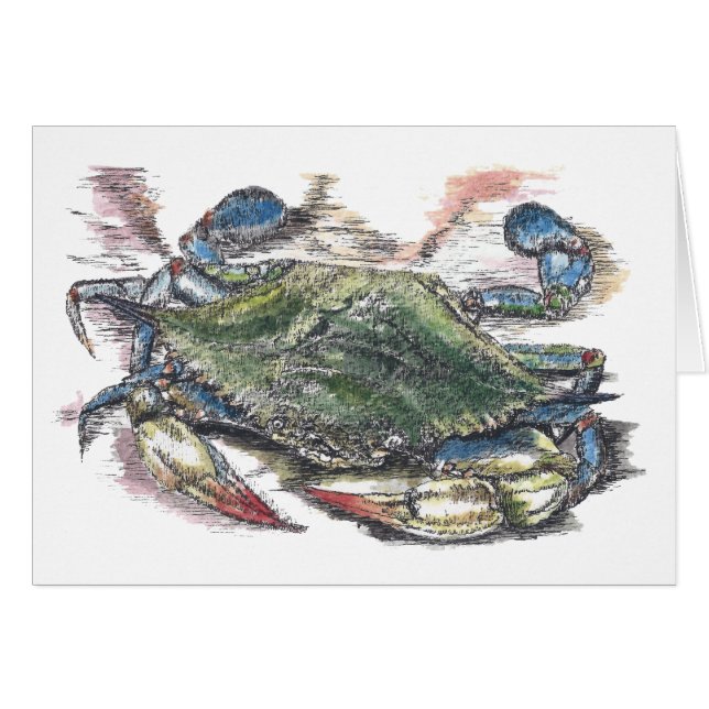 Crabe bleu (Devant horizontal)