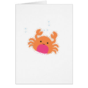 Crabe caricaturale orange