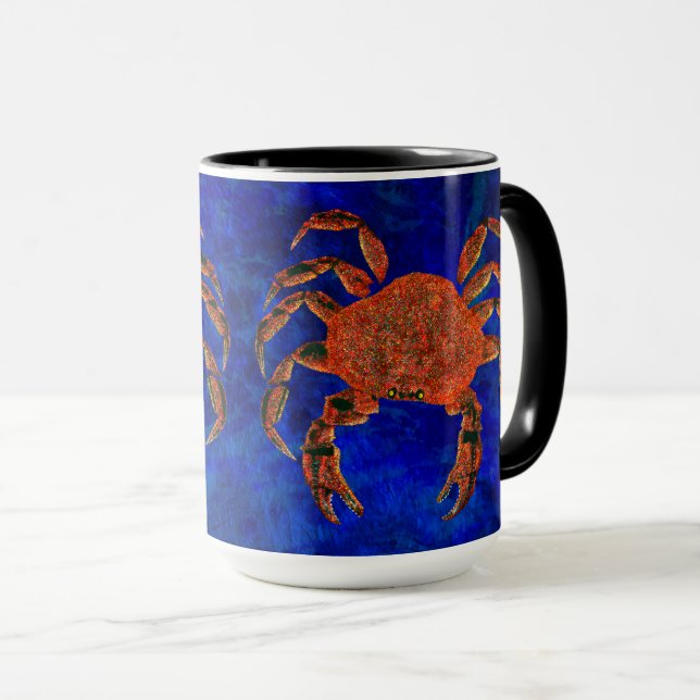 Crabe de Dungeness - 15 onces. Tasse combinée (Devant droit)