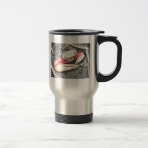 Crabe de sable sur la plage, Peinture, tasse de vo