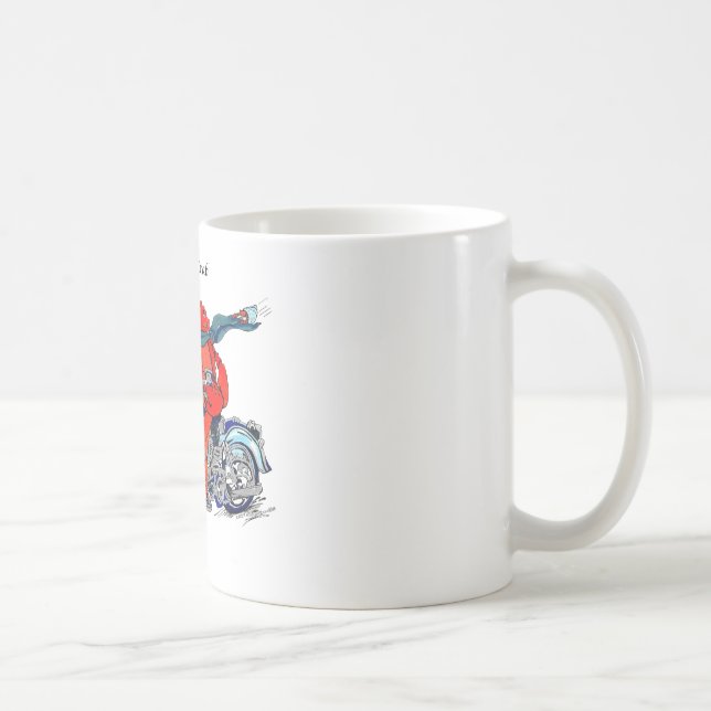 Crabe géant de l'Alaska sur moto Mug (Droite)