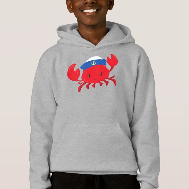 Crabe marin, Crabe mignon, Casquette marin, Voile, (Devant)