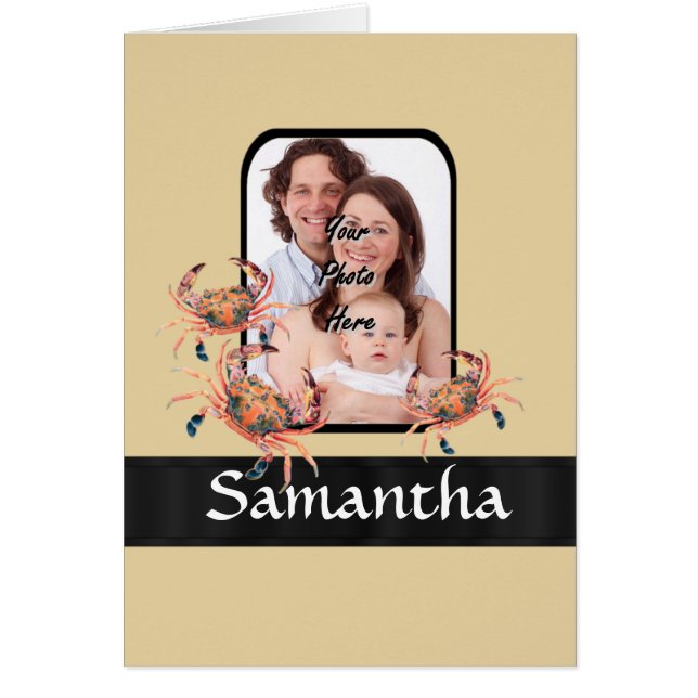 Crabe personnalisé (Devant)