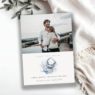 Crabe sous-marin Corail Photo Enregistrer la carte