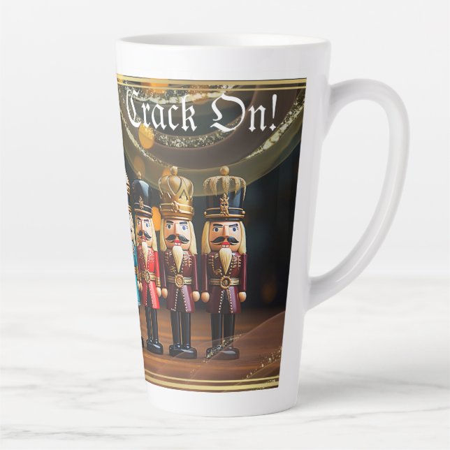 Crack On Nutcracker Latte Mug (Droite)