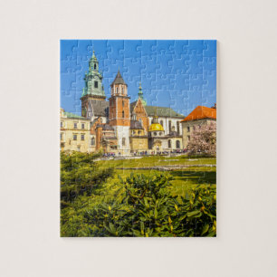 Cracovie, Château de Wawel, Pologne, beaux puzzle