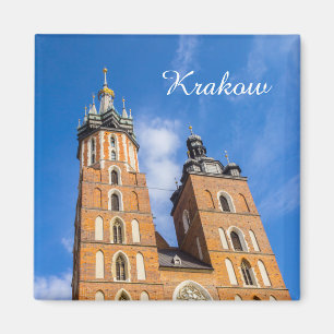 Cracovie, église de St Marys, Pologne, aimant