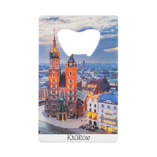 Cracovie nuit en Pologne (Devant)