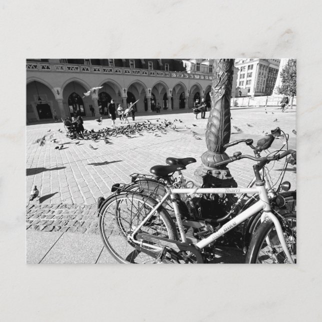 Cracovie, Vieille Ville, Pologne Carte postale noi (Devant)