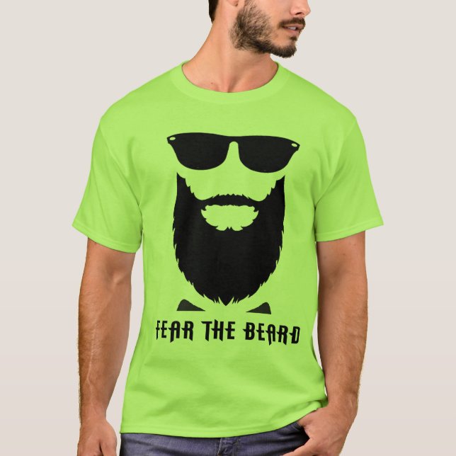 Craignez le T-shirt de la barbe (Devant)