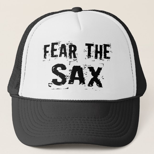 Crainte drôle le casquette de saxo (Devant)