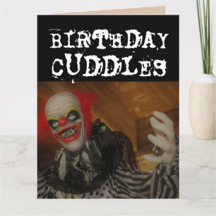 CRAINTE MAL CLOWN CUDDLES D'ANNIVERSAIRE ET CARTES