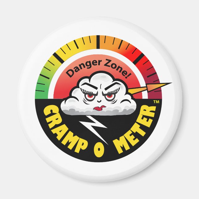 Cramps Warning Magnet (Devant)