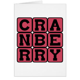 Cranberry, Fruits