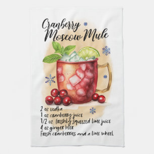 Cranberry Moscow Mule Recette Serviette cuisine