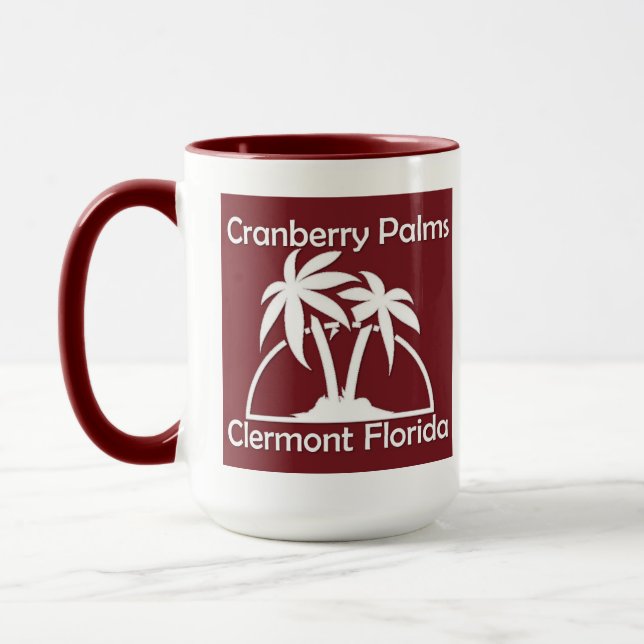 Cranberry Palms Coffee Mug (Gauche)