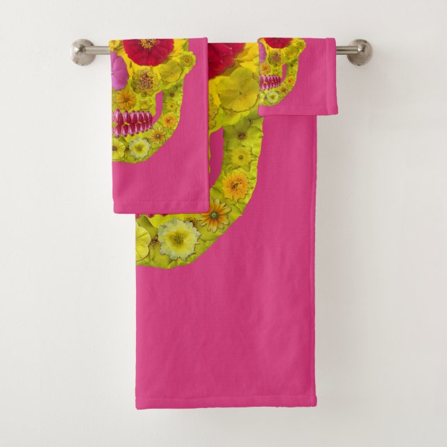 Crâne à fleurs 8 (En situation)