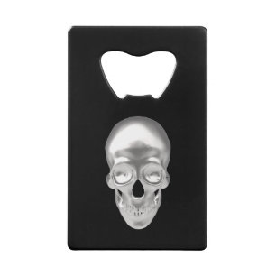 Crâne argent, 3D - 