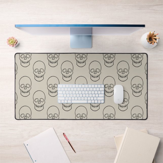 Crâne - Bone White et Bat Black (Bureau 1)