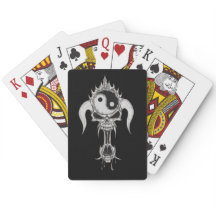 crâne cartes à jouer
