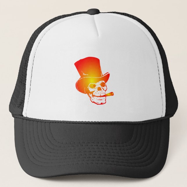 Crâne dans le casquette supérieur par Chillee (Devant)