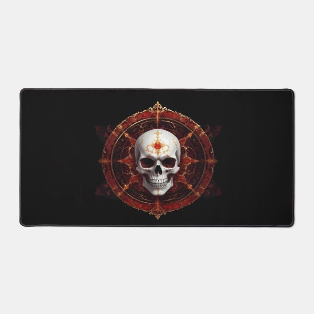 Crâne de broyage - Tapis de bureau (Recto)