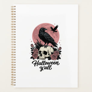 Crâne de Corbeau Vintage Halloween Y’all