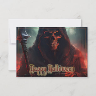Crâne de Faucheuse Halloween Art Spooky