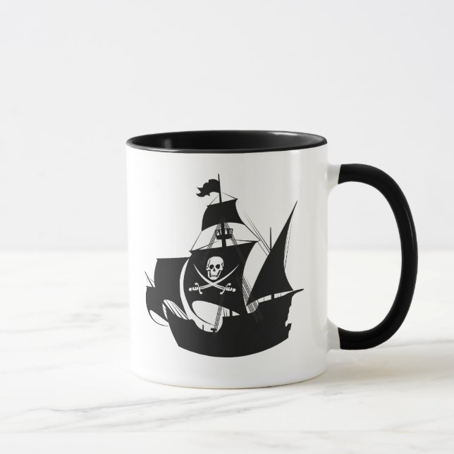 Crâne de Mug Pirate Café (Droite)