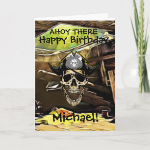 Crâne de pirate  Canon de navire Carte