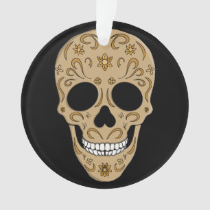 Crâne de sucre floral Dia de los Muertos