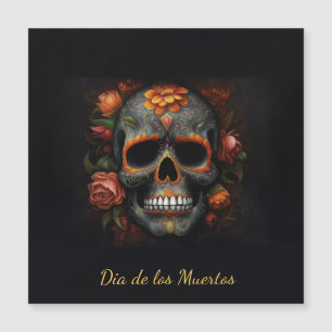 Crâne de sucre floral Dia de los Muertos Calavera