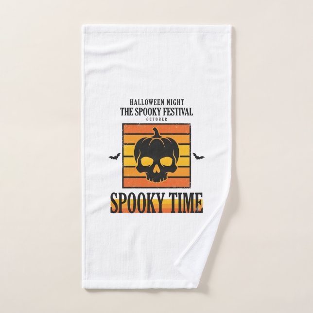 Crâne d'Halloween Drôle Épouvantable Citation Vint (Serviette à main)