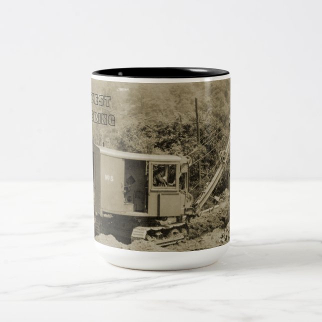 CRANE D'INGÉNIERIE DU NORD-OUEST SHOVEL MUG DÉBUT (Centre)