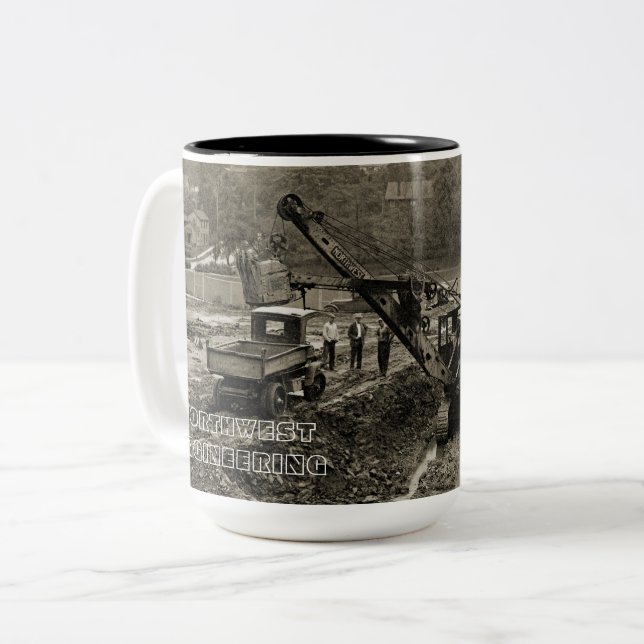 CRANE D'INGÉNIERIE DU NORD-OUEST SHOVEL MUG DÉBUT (Devant gauche)