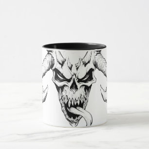 Crâne divin de la mort Mug blanche