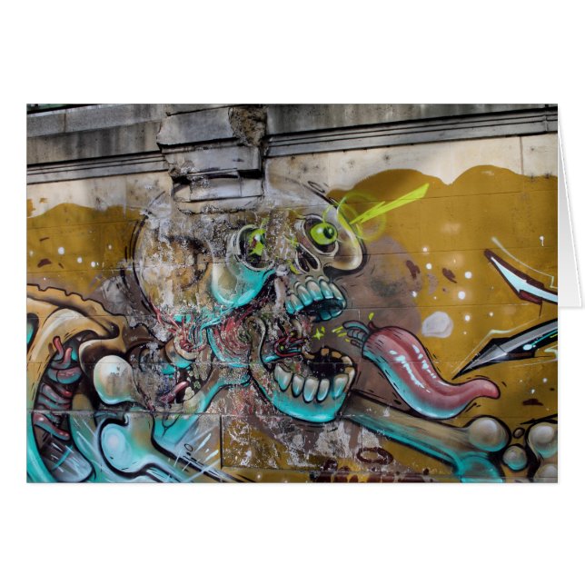 Crâne effrayé (Devant Horizontal)