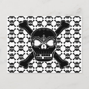 Crâne et carte postale de Crossbone