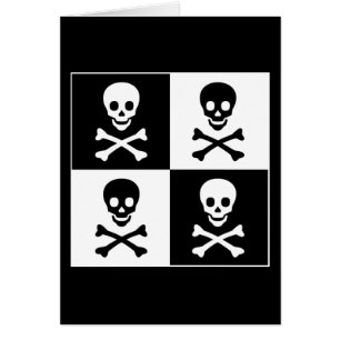 Crâne et os croisés