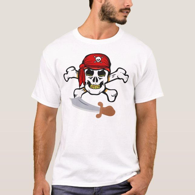 crâne et os design pour t-shirt (Devant)