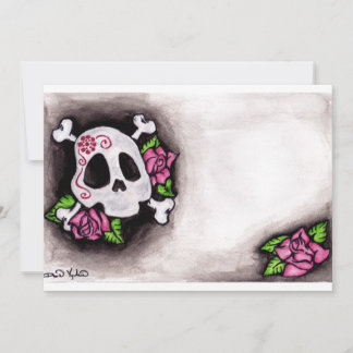 Crâne et Rose