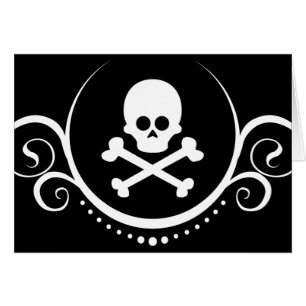 crâne et sophistications d'os croisés