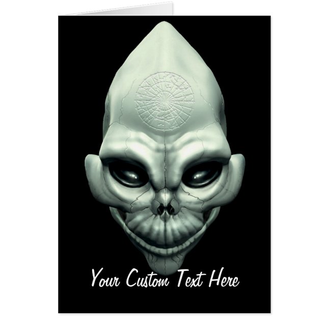 Crâne extraterrestre étranger martien d'espace (Devant)