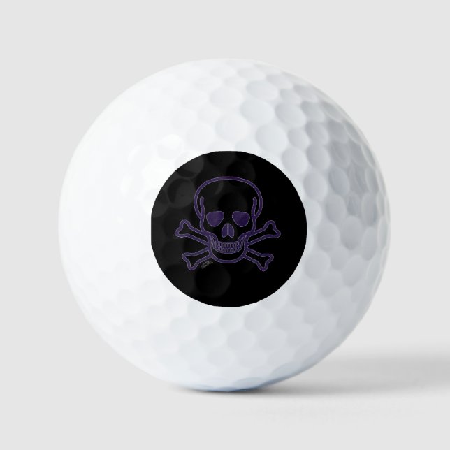 Crâne fantôme valeur balles de golf 12 pk (Recto)