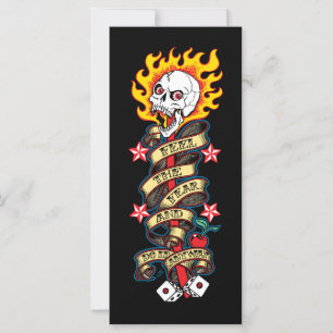 Crâne flamboyant Ressentez la peur