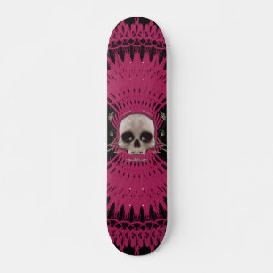 Crâne gothique Tribal Fractal Design : Skateboard