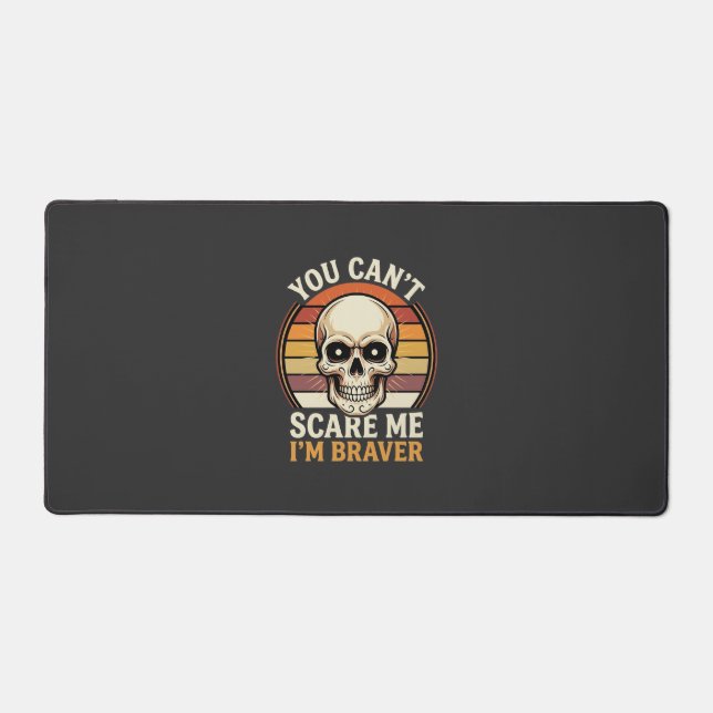 Crâne Halloween plus courageux Design d'Horreur Ré (Recto)