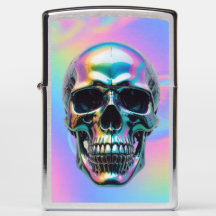 Crâne Iridescente Zippo Lighter