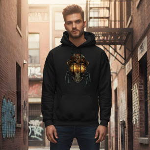 Crâne Mécanique : Sweat à capuche Steampunk